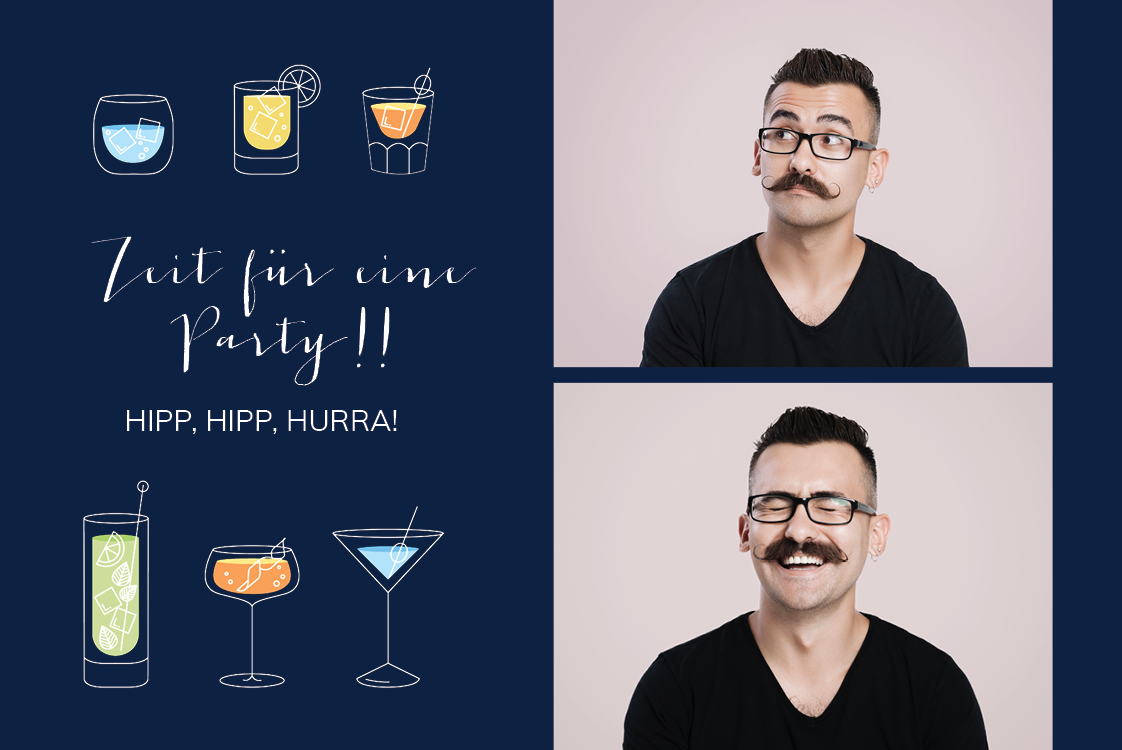Einladungskarten — Cocktail Party