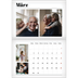 Fotokalender A4 doppelt (30 x 40 cm) — Zeitschriften-Stil [Marsch]