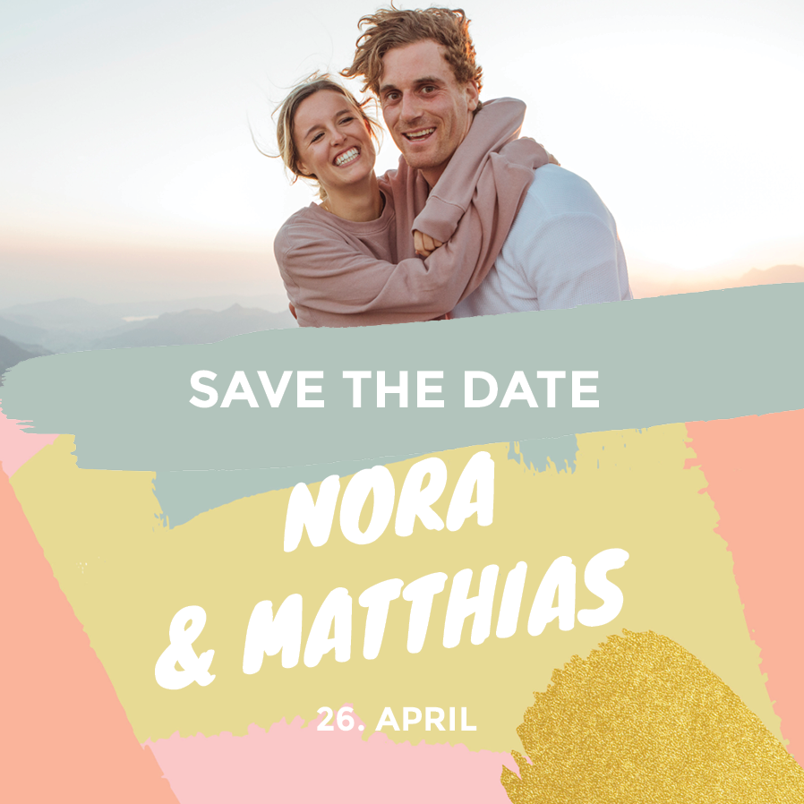 Save the date — Pinselstriche