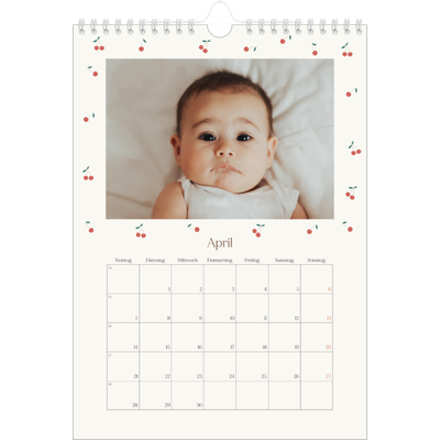 Fotokalender A4 (20 x 30 cm) — Kleine Kirsche [April]