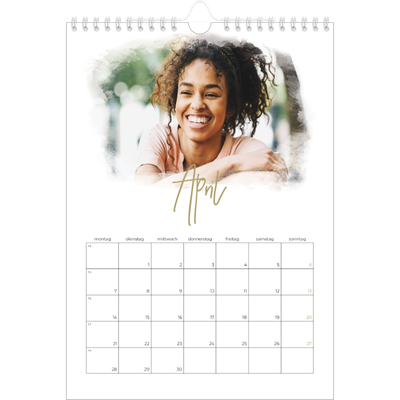 Fotokalender A4 (20 x 30 cm) — Fotoeffekte [April]