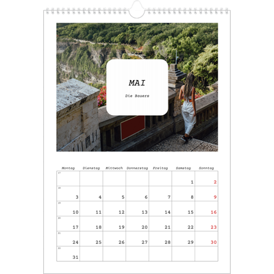 A3 Jahreskalender — Die ganze Geschichte [Mai]