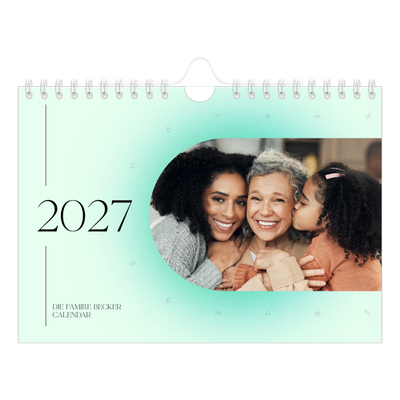 Fotokalender A5 — Astrologie Farbverlauf [deckblatt]