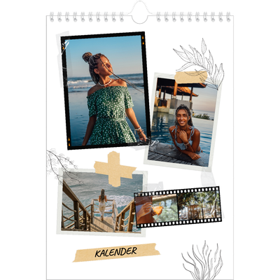 Fotokalender A4 (20 x 30 cm) — Scrapbook-Flair [deckblatt]