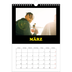 Fotokalender A4 (20 x 30 cm) — Bunte Schrift [Marsch]