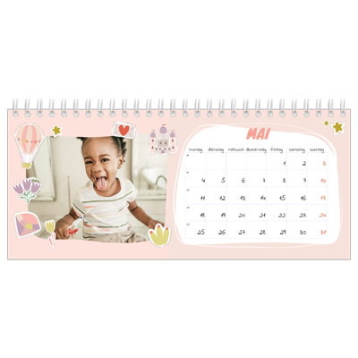 Tischkalender — Magischer Regenbogen [deckblatt]