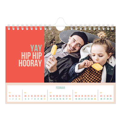 Fotokalender A5 — Strahlend und schön [Februar]