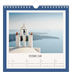 Jahreskalender Quadratisch — Klassische Farben [Februar]