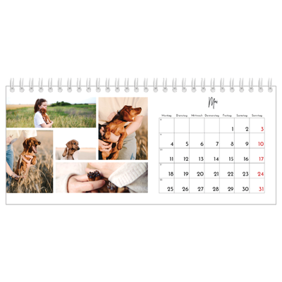 Tischkalender — Fotoarrangement [deckblatt]
