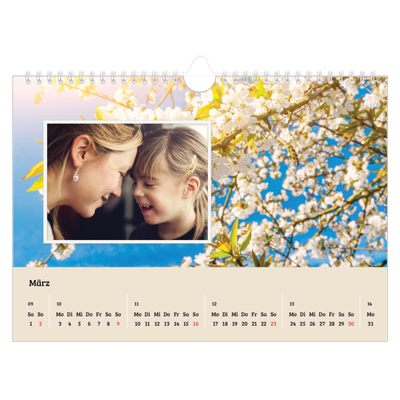 Fotokalender A4 — Vier Jahreszeiten [Marsch]