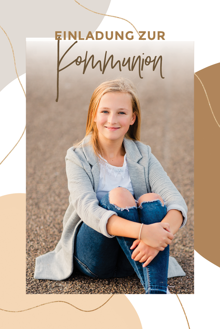 Einladungskarten — Erdige Töne