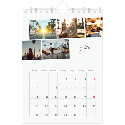 Fotokalender A5 — Städtereise [April]