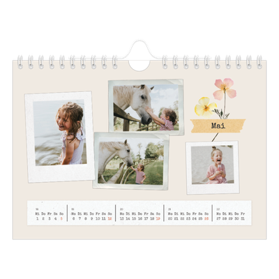 Fotokalender A5 — Vintage Scrapbook [deckblatt]