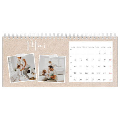 Tischkalender — Scrapbook Kalender [deckblatt]