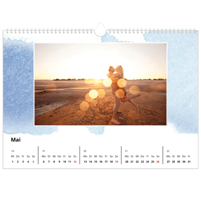 Fotokalender A3 — Wasserfarben Hintergründe [deckblatt]