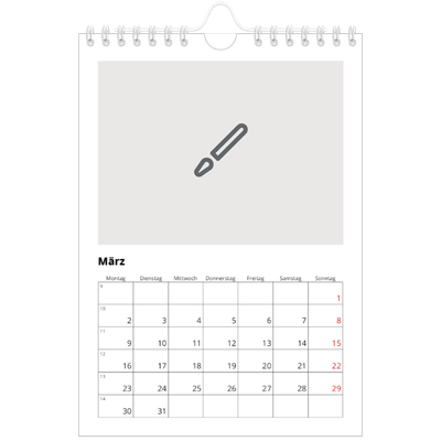 Fotokalender A5 — Gestalte deine eigenen Produkte [Marsch]