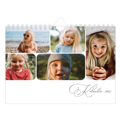 Fotokalender A5 — Schrift und Schnappschüsse [deckblatt]