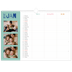 Family Planners A3 Landscape — Farbenfroh wie du - 3-köpfige Familie [Januar]