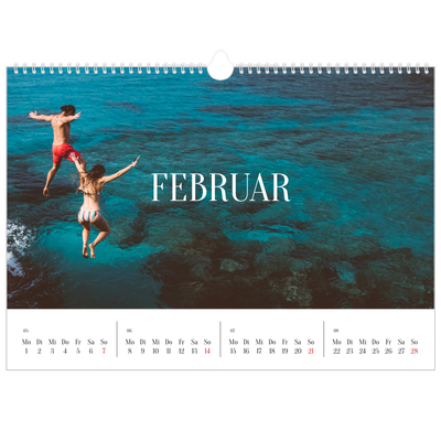 Fotokalender A3 — Endloses Entfliehen [Februar]
