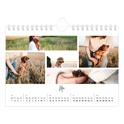 Fotokalender A5 — Fotoarrangement [deckblatt]