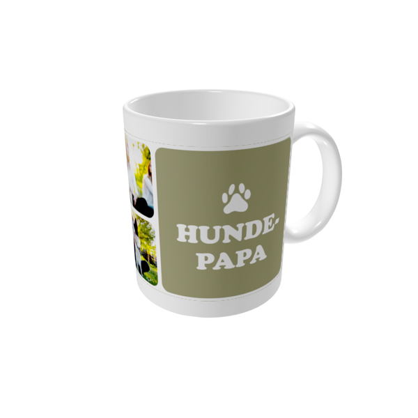 Tasse bedrucken — Hunde-Papa - Farbe