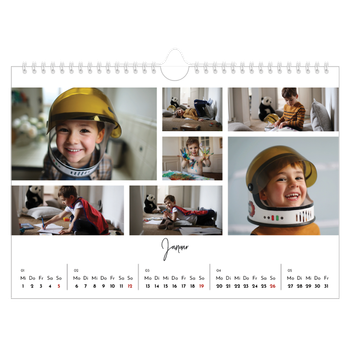 Fotokalender A4 — Fotoarrangement