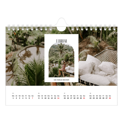 Fotokalender A5 — Der offene Bogen [Februar]