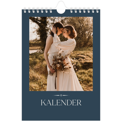 Fotokalender A5 — Schiefer und Serifen [deckblatt]