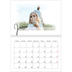 Fotokalender A4 doppelt (30 x 40 cm) — Durchsichtige Rahmen [Januar]