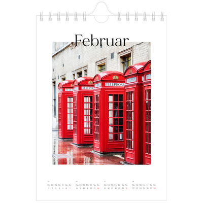 Fotokalender A5 — Mein Reisebericht [Februar]