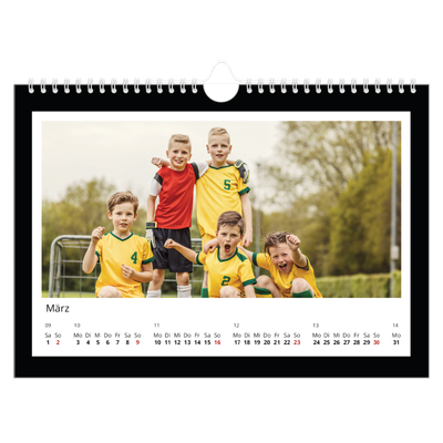 Fotokalender A4 — Schwarzer Rahmen [Marsch]