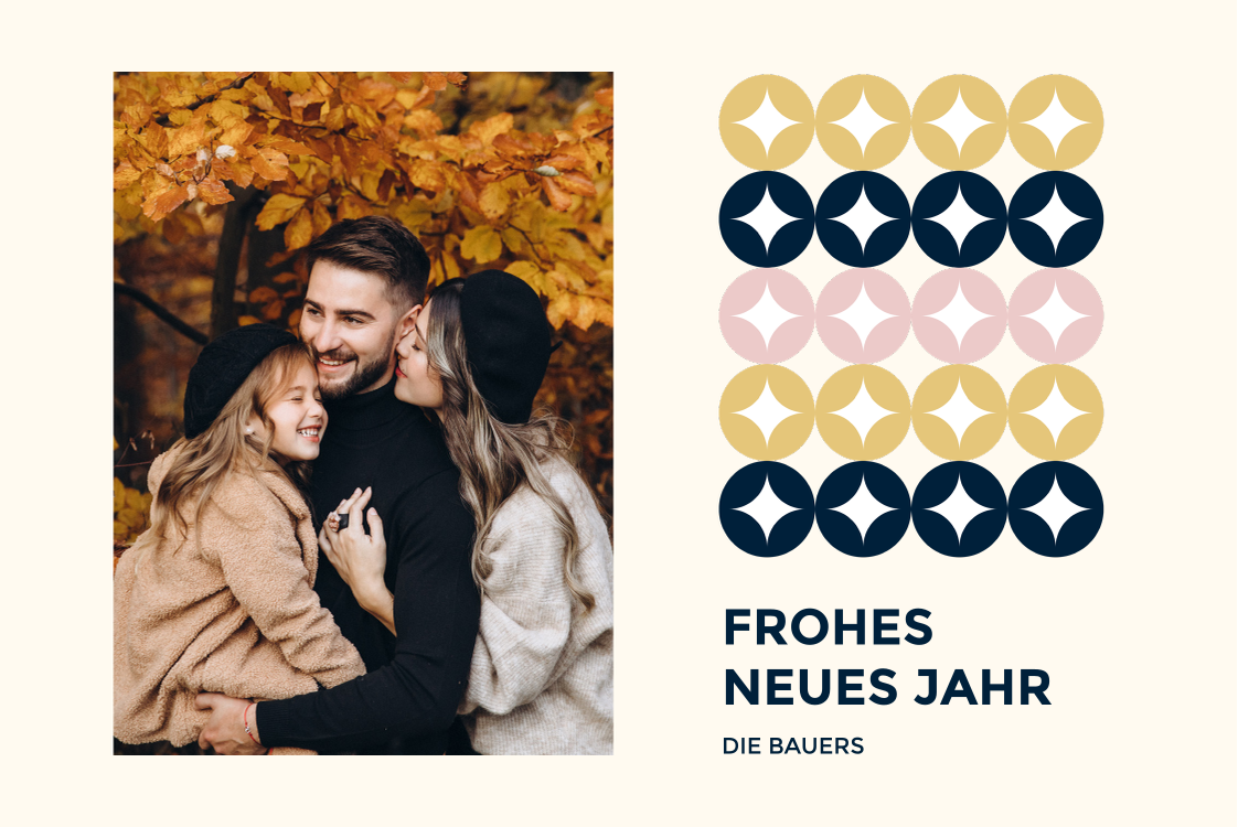 Fotokarten — Festliche Formen