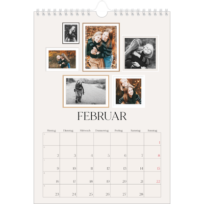 Fotokalender A4 (20 x 30 cm) — Fotowand [Februar]