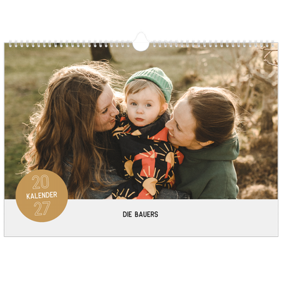 Fotokalender A3 — Fotosticker [deckblatt]
