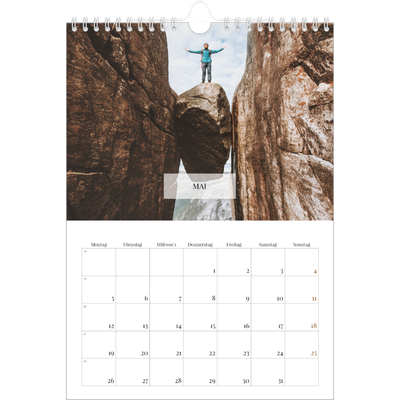 Fotokalender A4 (20 x 30 cm) — Klassischer Kalender [deckblatt]