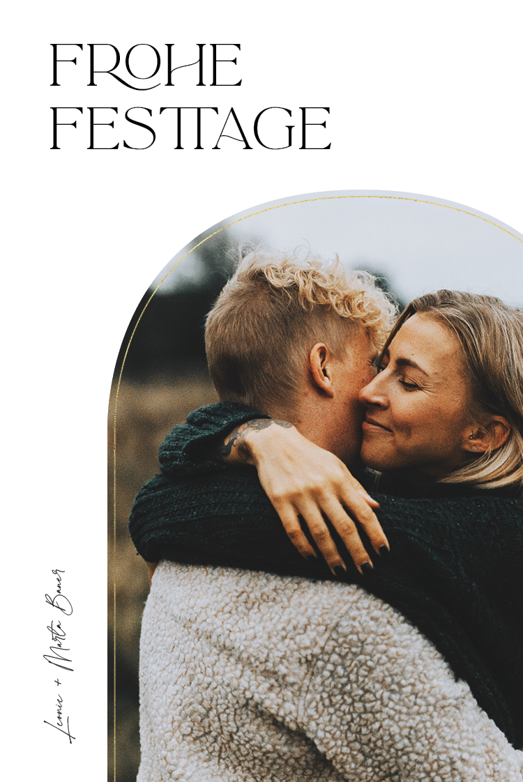 Fotokarten — Festlicher Bogen