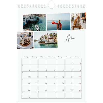 Fotokalender A4 (20 x 30 cm) — Städtereise [Mai]