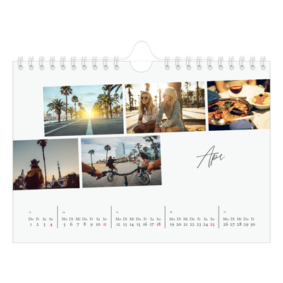 Fotokalender A5 — Städtereise [April]