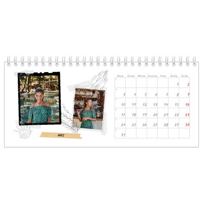 Tischkalender — Scrapbook-Flair [Mai]