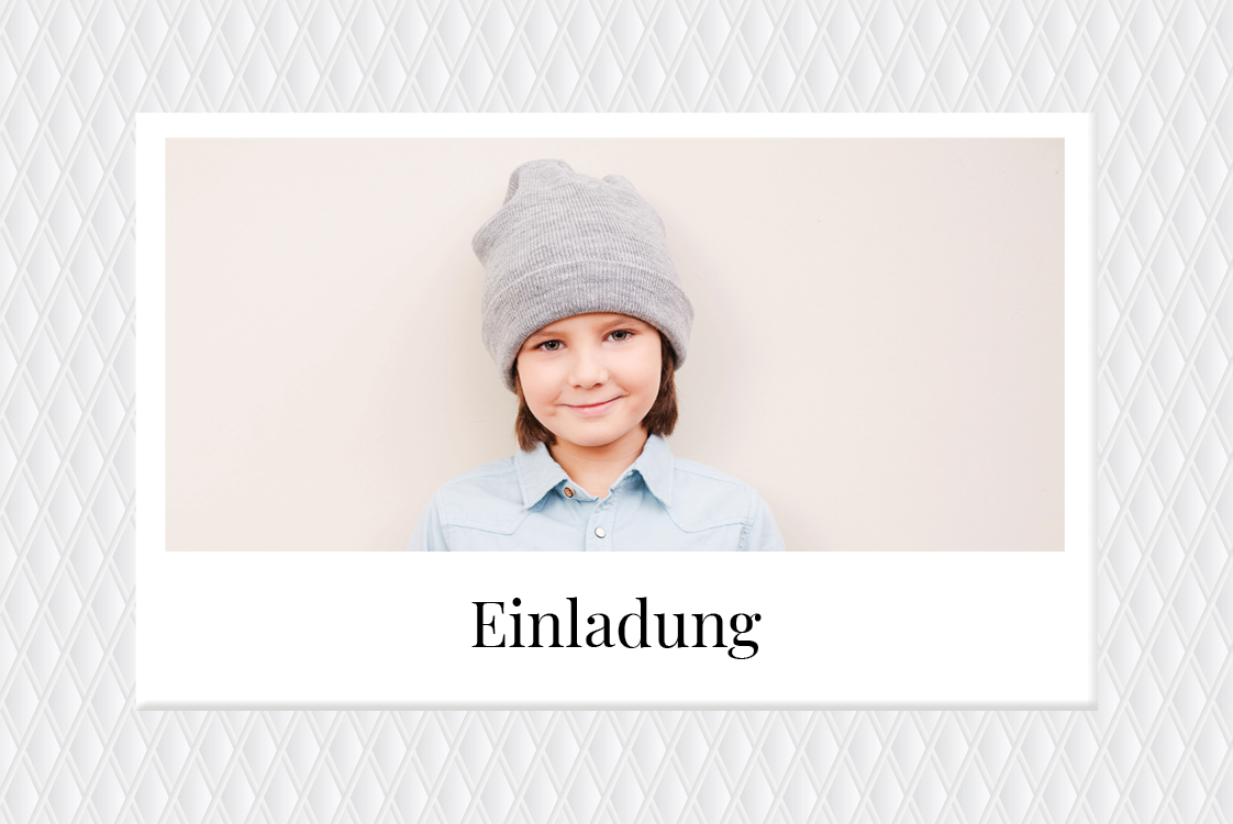 Einladungskarten — Papier mit Prägungsoptik