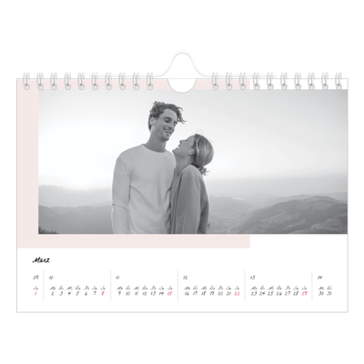 Fotokalender A5 — Farbige Rahmen [Marsch]