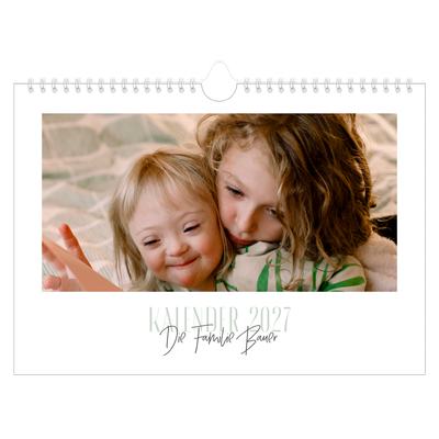 Fotokalender A4 — Een bedankje [deckblatt]