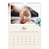 Fotokalender A4 (20 x 30 cm) — Gemalte Blumen [Marsch]