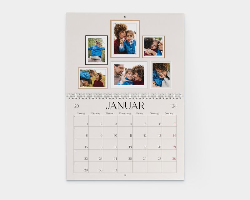 Fotokalender 2024 gestalten  Gestalte jetzt deinen Kalender