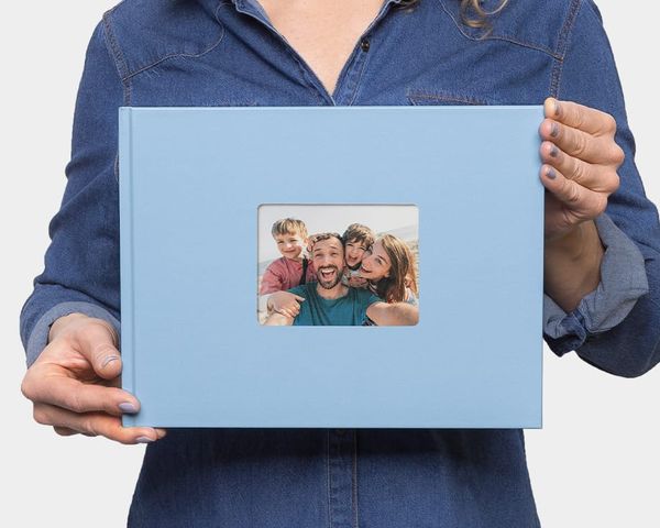 Fotobuch – Einband mit klassischem Fenster
